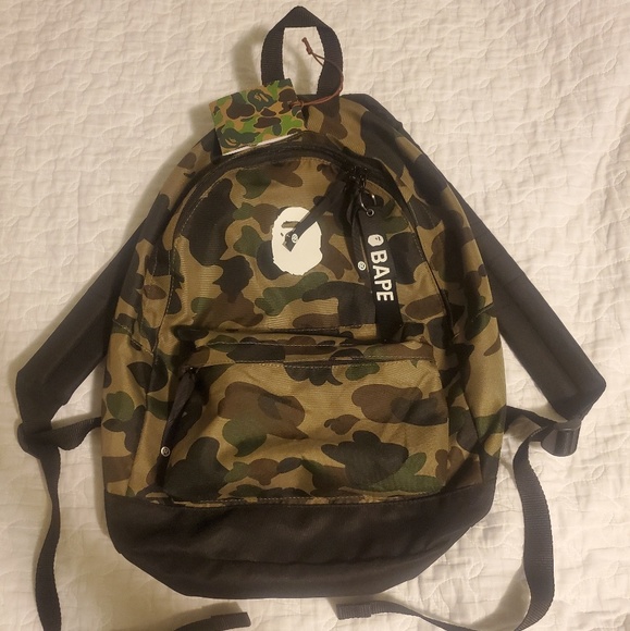 bape 1st camo backpack